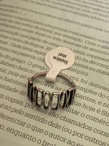 Stainless Steel Ring - Silver - View 2
