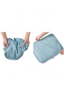 Waterproof Travel Luggage Suitcase Organizer Kit With 7 Toiletry Bags - màu đen - Xem 6