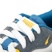 Puma Zapatillas deportivas ligeras unisex para correr, tenis casuales de bloques de color - gris-azul-gris - Ver 6