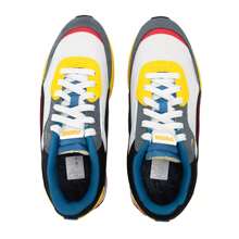Puma Zapatillas deportivas ligeras unisex para correr, tenis casuales de bloques de color - gris-azul-gris - Ver 5