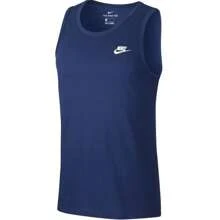 Boyfriend Style Men's Nike Core Tank Top Navy Casual/Training Vest - Navy Blue - View 1