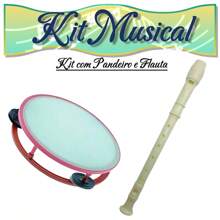 Musical Kit Tambourine + Flute Adult/Children Musical Toys - 彩色 - 查看 1