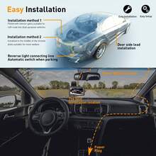 XGODY Q16 4 Inch 1080P HD Dash Cam Video Recorder Front And Rear Dual Lens Super Night Vision G-Sensor - Black - View 10