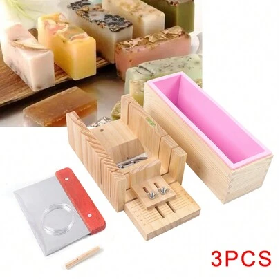 TFCFL Pro Soap Making Supplies Kit 3 Pcs Set Soap Tools Cakes Mold Handmade DIY NEW