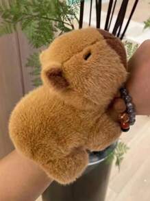 Juguete de peluche de Capibara de 18cm/7 pulgadas con sostén de cortina - Juguete de animal de peluche suave y lindo, regalo multifuncional de diseño de roedor para adolescentes y adultos, coches, bicicletas, decoración de cortinas - Multicolor - Ver 5