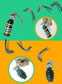 12 件套警察玩具套装，适合男孩和女孩，配有警察角色扮演配件，包括警徽、对讲机、警棍、手铐、警服、防弹衣和警帽。非常适合儿童装扮派对和警察服装。它是圣诞节和生日的完美礼物，适合 6 7 8 岁以上的男孩和女孩 - 黑色 - 查看 4