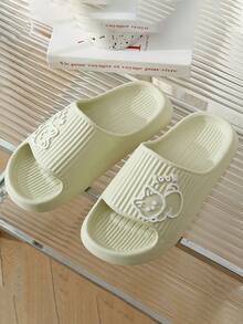 Women's Breathable Open Toe Sandals With Non-Slip Soft Soles - Stylish And Ultra-Comfortable EVA Slippers For Indoor And Outdoor Home Use - XZ018Green - View 4