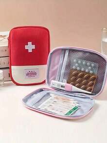 Bộ sơ cứu phiêu lưu ngoài trời siêu di động - Vật dụng khẩn cấp cứu hộ toàn diện cho cắm trại, đi bộ đường dài và du lịch - Không thấm nước, được sắp xếp hợp lý, thiết bị y tế thiết yếu trong túi nhỏ gọn, nhẹ và túi đựng thuốc du lịch - Bộ sơ cứu y tế toàn diện cho túi khẩn cấp an toàn khi di chuyển Túi y tế trợ lý y tế Túi đựng dụng cụ khẩn cấp - Nhiều màu - Xem 3