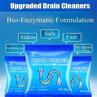 1/5/10Pcs Super Strong Drain Cleaner To Drain Your Kitchen Sink, Toilet And Pipe In Seconds