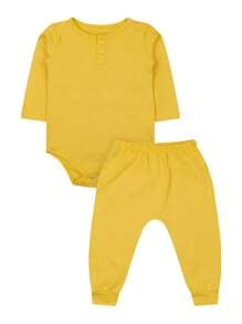 Conjunto bebê Body + Calça Saruel