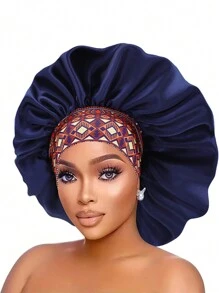 1 件装 女士帽子 发帽 睡觉时戴的发帽 适合卷发和直发 - A - 查看 12