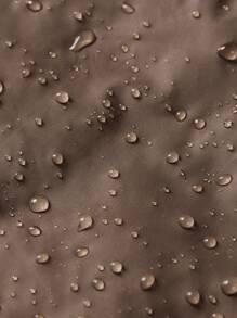 少女双面无袖短款冬季羽绒服 - 棕色 - 查看 10