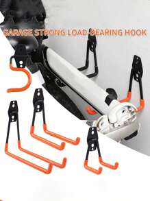 1PC Heavy Duty Garage Hooks Set - Durable Steel Storage Solution For Power Tools, Ladders, Bikes & More - Maximizes Wall Space, Versatile Organizer Kit