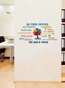 Office Inspirational Wall Decals Office Motivational Wall Decor For Office Quotes Positive Sayings Peel And Stick Office Stickers Teamwork Decal Company Art We Are A Team Gift