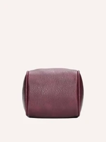 DK DKMG 1pc Women Classic Solid Color Handbag With Detachable Pouch, Versatile Tote Bag Suitable For Outdoor, Dating, Vacation, Shopping, Party And Daily Use