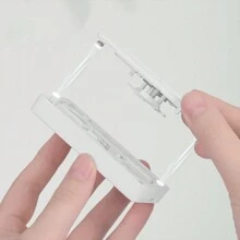 旅行用牙线棒分配器，配有 10 支牙线器、双线设计、薄荷味、牙线棒牙签盒，是旅行理想的口腔护理工具。 - 白色 - 查看 5