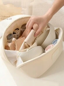 Bolsa de almacenamiento diario para viaje para ropa interior, cosméticos, maquillaje - Organizador de viaje, bolsa para armario, clóset, ropa, calcetines, pantis, sujetadores, bolsas de maquillaje, organizador de maquillaje, almacenamiento de maquillaje