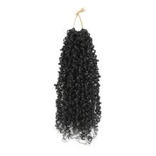 FULCRUM 8/10/12 Inch Yanky Twist Crochet Hair 26 Strands/Pcs Fluffy Spring Mini Twist Crochet Braids Short Bob Passion Twist Curly Synthetic Braiding Hair Extensions For Women & Girls