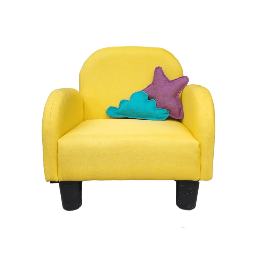 Sillón para niños, bebés - Amarillo - Ver 1