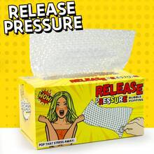 Poppit Sheets Pop Up Bubble Wrap Sensory Toy, Stress Relief Toy, Interactive Toy For Party - White - View 2