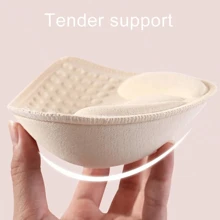Verdikte inzetstukken voor ondergoed, beha met uitschuifbare borstvulling van latex, naadloze push-up bh-cups, dameslingerie en -ondergoed