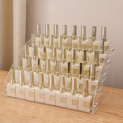 多层指甲油凝胶展示架，透明桌面收纳整理架，适用于美甲沙龙或个人使用