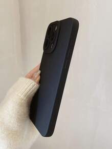 纯色简约手机壳,适用于 - 黑色 - 查看 4