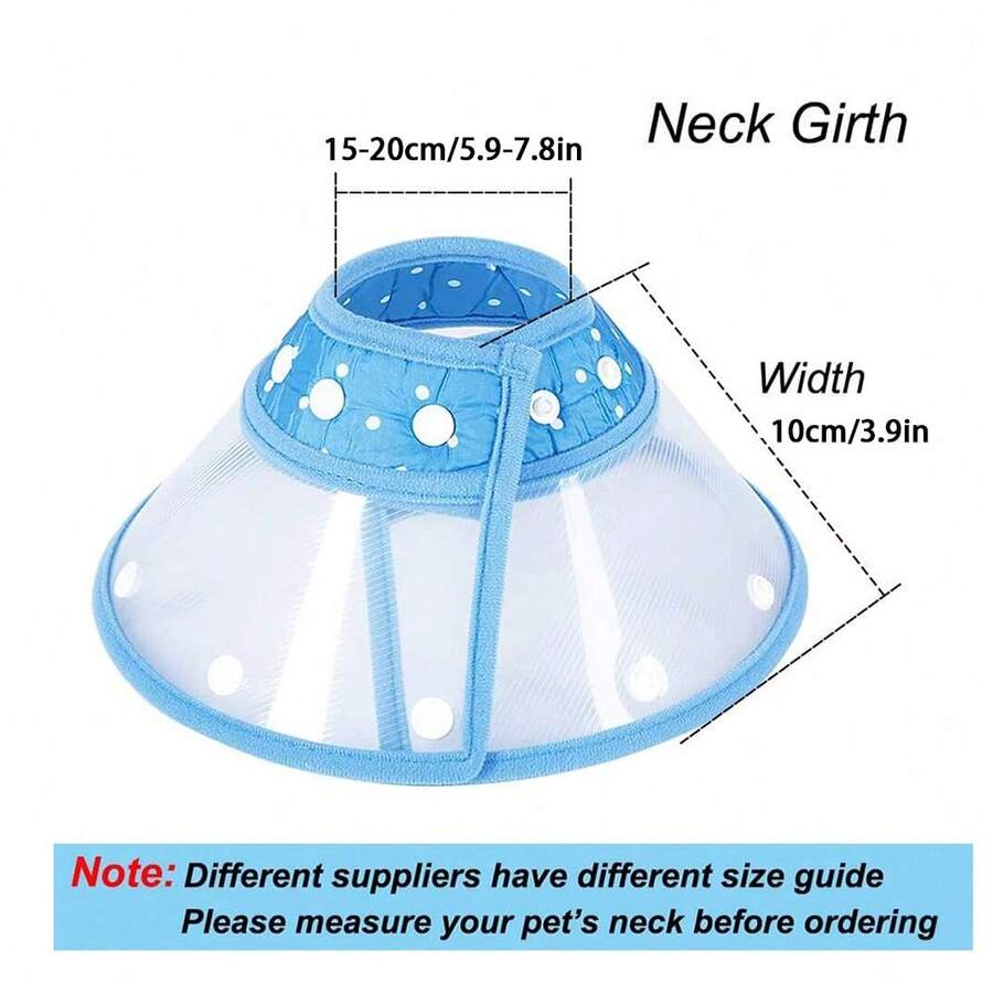 Pet Cone For Small Dogs And Cats, Adjustable Recovery Cone Lightweight