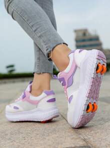 Heelys 男女款轮滑鞋，男女通用轮滑运动鞋 - 粉色 - 查看 4