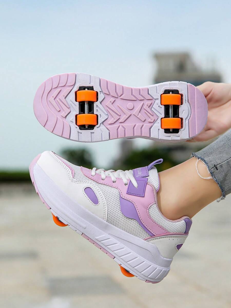 Heelys 男女款轮滑鞋,男女通用轮滑运动鞋 - 粉色 - 查看 1