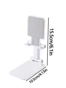 1pc Adjustable Multipurpose Phone Stand, Desk Livestream & Video Shooting Accessory, Foldable Slouchy Phone Holder, Compatible With Tablet, IPad, Suitable For Women And Students, Cute Pink Design