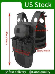Túi đựng đồ ba lớp JPC Tactical Vest nâng cấp, nhẹ, phù hợp cho người gầy, thích hợp cho đi săn và huấn luyện - Nhiều màu - Xem 4