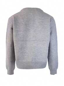 Kawaii Bow Button Up Knitted Cardigan, Spring Autumn,Long Sleeve Tops