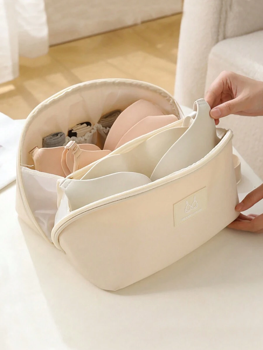Bolsa de almacenamiento diario para viaje para ropa interior, cosméticos, maquillaje - Organizador de viaje, bolsa para armario, clóset, ropa, calcetines, pantis, sujetadores, bolsas de maquillaje, organizador de maquillaje, almacenamiento de maquillaje