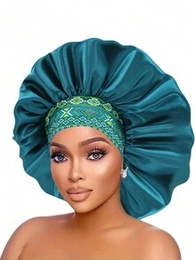 1 件装 女士帽子 发帽 睡觉时戴的发帽 适合卷发和直发 - A - 查看 16