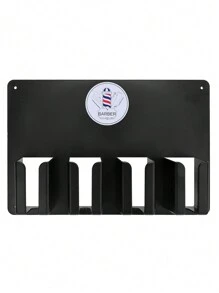Electric Clipper Stand, Wall-Mounted Holder For Electric Clipper, Salon Hair Cutting Tool Rack, Plug-In Clipper - Black - View 6