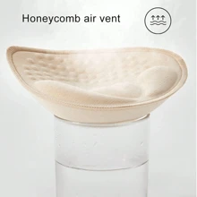 Verdikte inzetstukken voor ondergoed, beha met uitschuifbare borstvulling van latex, naadloze push-up bh-cups, dameslingerie en -ondergoed