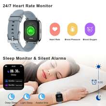 Ordtop P32 Smart Watch 2024 Men's And Women's Watch, Fitness Tracker 1.69-Inch Touchscreen Smart Watch Fitness Watch Monitor/Pedometer/Sleep Monitor, Suitable For Android IOS Tracker