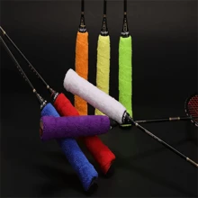 3/5/10 PCS Badminton Racket Wrap Hand Tape Long Hair Microfibre Towel Sweatband Anti-Slip Thickened Handle Tape Racket Accessories - Multicolor - View 1