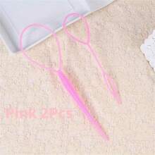 6件套发刷套装、美发喷雾瓶、发辫环、鼠尾梳、梳理发刷、边缘控制发刷 - 彩色 - 查看 10