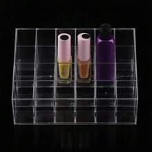4PCS Of 24 Lipstick Makeup Organizer Storage Display Cosmetic Stand Holder Rack UK - Clear - View 7