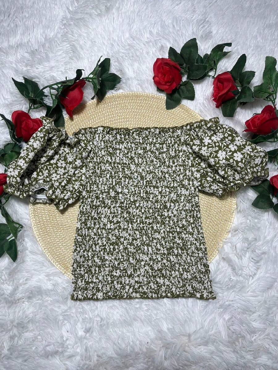 Women Tops - 綠色 - 查看 1