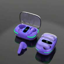 Auriculares intrauditivos inalámbricos TWS tipo oreja auriculares deportivos - Negro - Ver 6