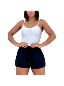 Short Shorts - Ribbed Knit | For Working Out | Gym | Summer 2023 - 玫紅色 - 查看 4