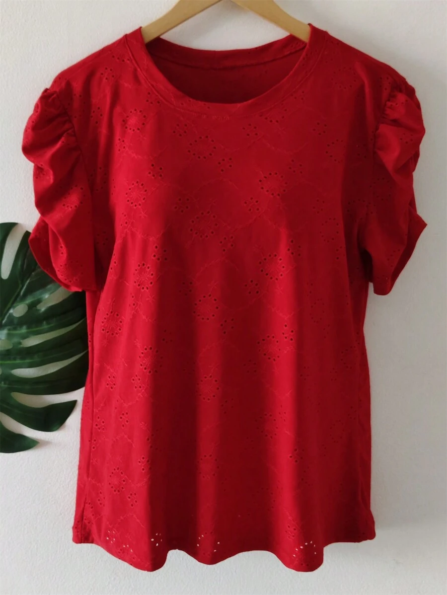 Women's Blouse - Đỏ - Xem 1