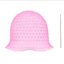 1pc Simple Hair Dyeing Cap Set With Highlighting Needle, Silicone Highlighting Cap & Hair Dyeing Cap,Bonnet,Shower Cap,Hair Products And Accessories For Barber Salon Beauty Travel Essentials
