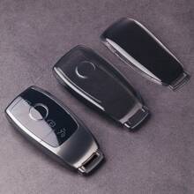 1 件装时尚简约 TPU 汽车钥匙保护套，适用于奔驰新款 A 级、C 级、E300、S 级、CLA 级、CLS 级、GLA 级、GLC260 级、GLE450 级、GL 级、GLS 级、G 级等车型及配件 - 透色系列 - 查看 4
