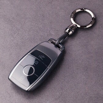1 Pc Fashionable And Minimalist TPU Car Key Protective Case, Fit For Mercedes Benz New A C E300 S CLA CLS GLA GLC260 GLE450 GL GLS G-Class Accessories