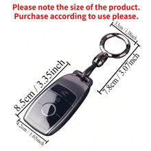 1 件装时尚简约 TPU 汽车钥匙保护套，适用于奔驰新款 A 级、C 级、E300、S 级、CLA 级、CLS 级、GLA 级、GLC260 级、GLE450 级、GL 级、GLS 级、G 级等车型及配件 - 透色系列 - 查看 10