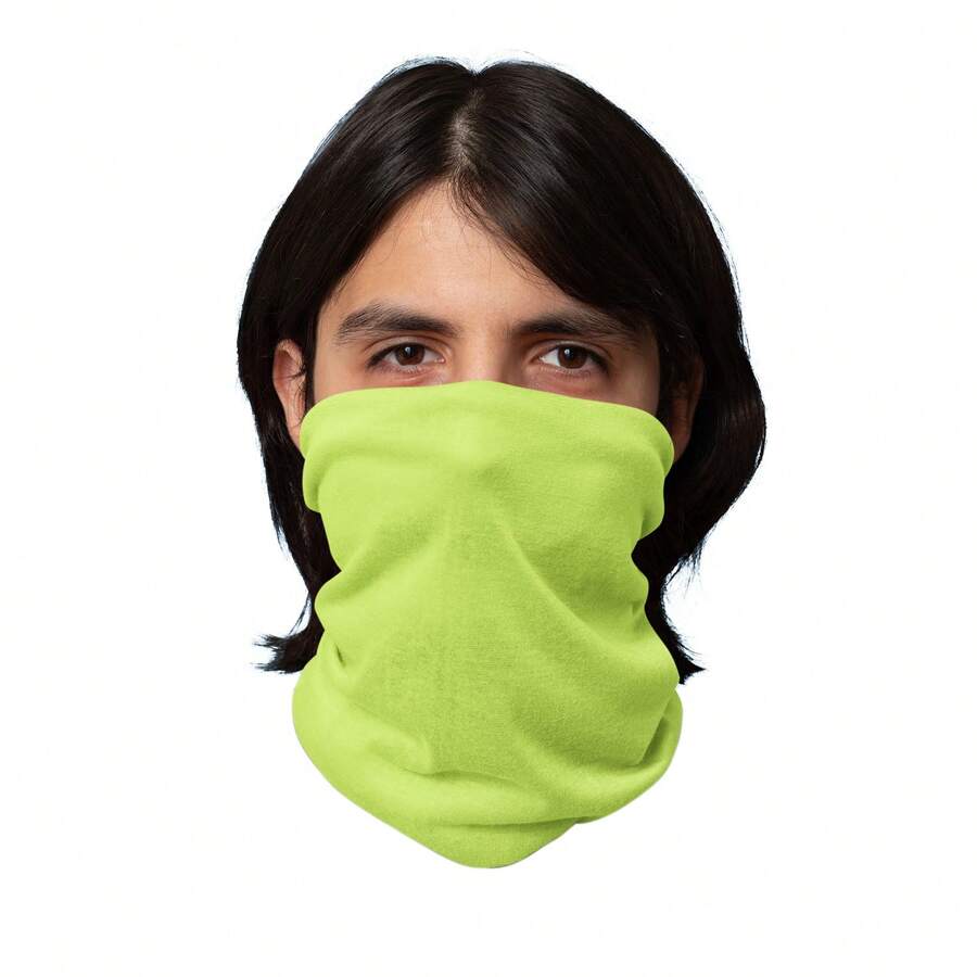 Qraftsy Motorcycle Face Covering Neck Gaiter Bike Riding Cycling Biker Fishing Hunting - 4 Pcs - Màu vàng neon - Xem 1
